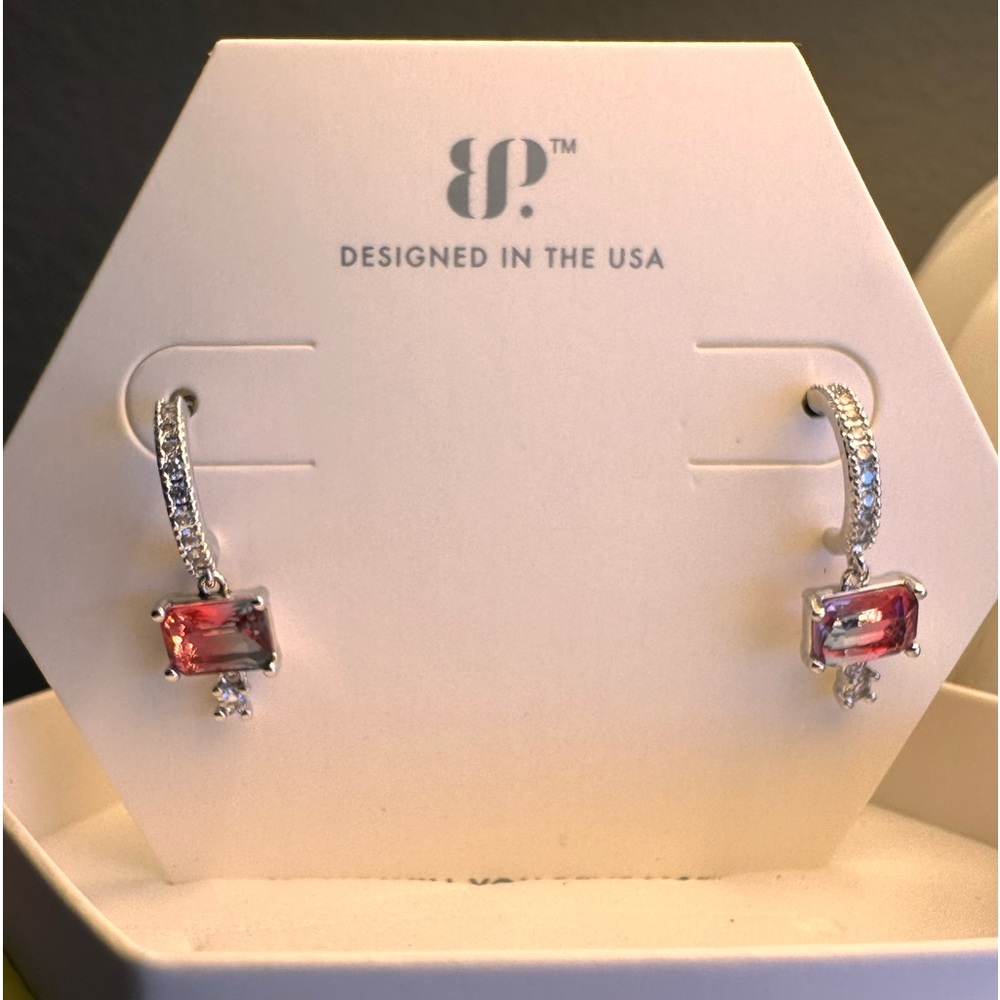 Bi Color Tourmaline | Purple Pink | Bomb Party | Studs